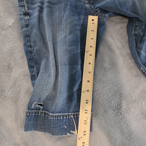 Anthropologie Pilcro and The Letterpress Womens 29 Denim Jean Shorts Low Rise - Picture 9 of 13